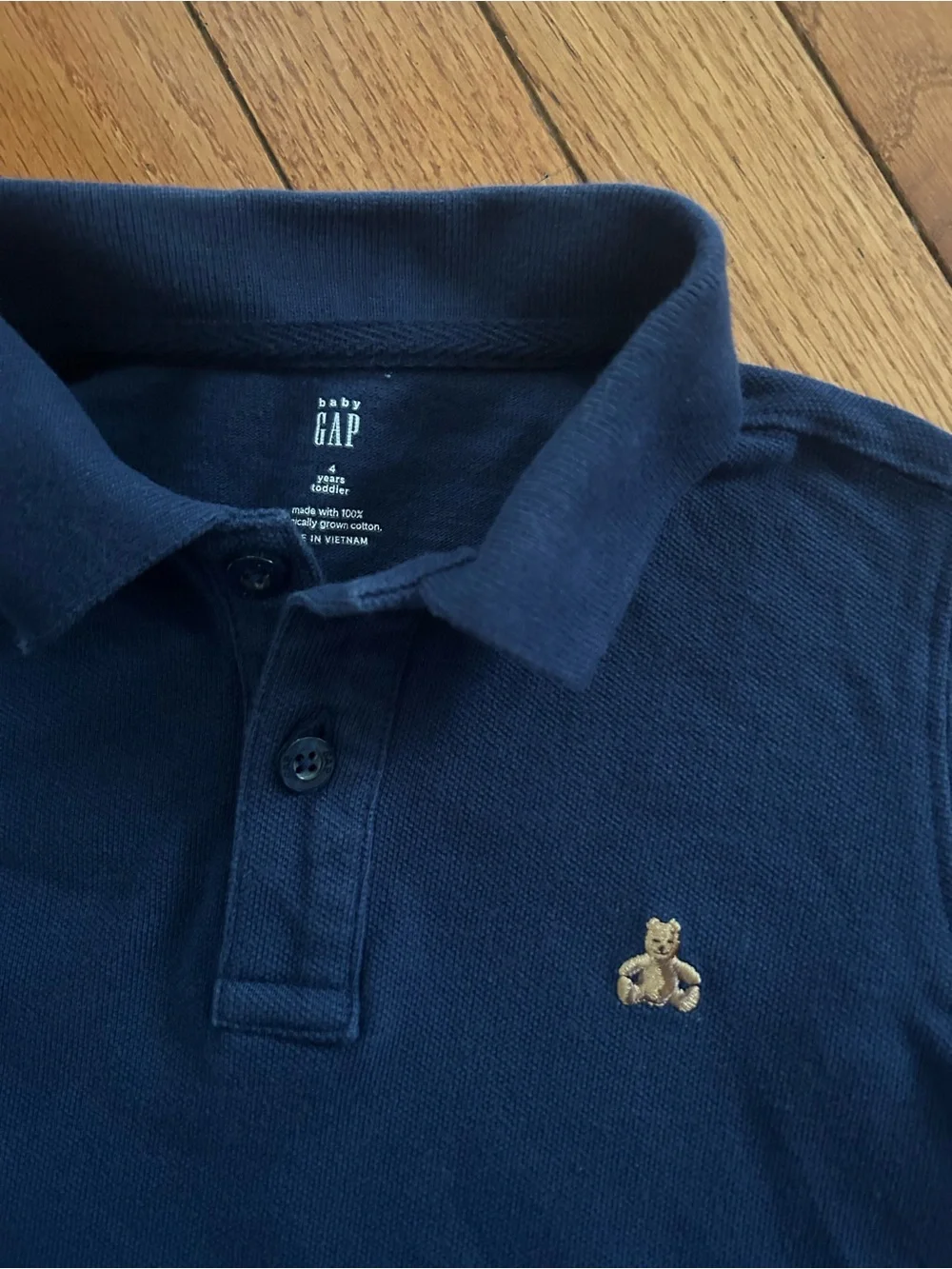 Gap Navy Blue Polo Shirt Toddler Boy 4